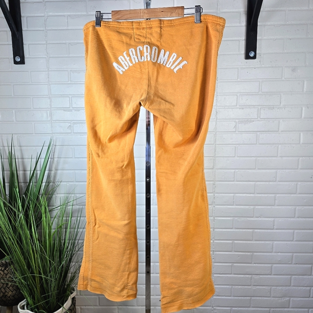 Y2K Vintage Abercrombie & Fitch Orange SweatPants - Picture 6 of 15